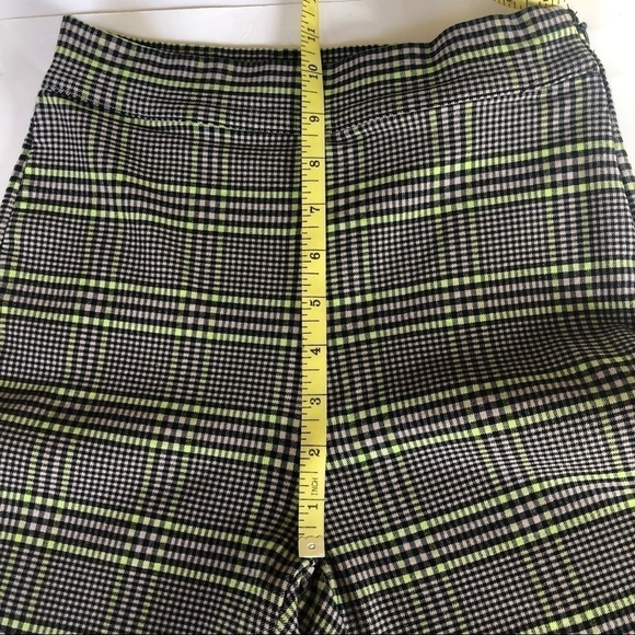 Urban Outfitters Plaid Slim Fit Flare Leg Pants Size US 0/UK 4 - Picture 15 of 15